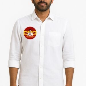 tvk logo white shirt